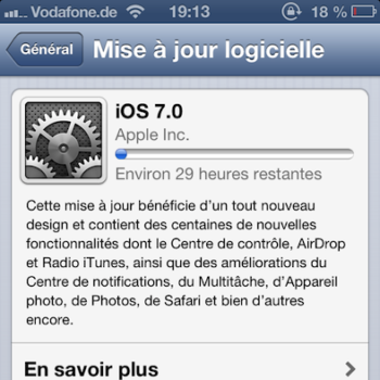 la mise a jour ios 7 dapple est maintenant disponible tous les regards sont tournes vers ce dernier 1