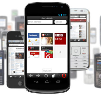 la navigation web mobile est la hausse ne negligez pas opera 1