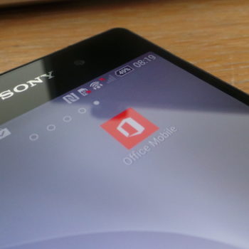 la version de office optimisee pour tactile lancee sur android avant windows 1