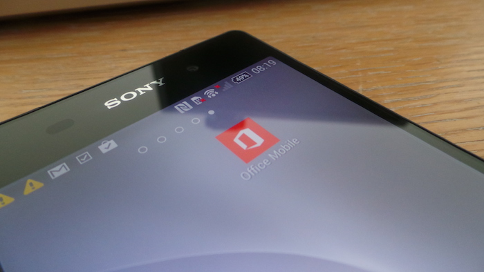 la version de office optimisee pour tactile lancee sur android avant windows 1