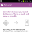 lapplication switch to windows phone incite a la colere des fans dandroid 1