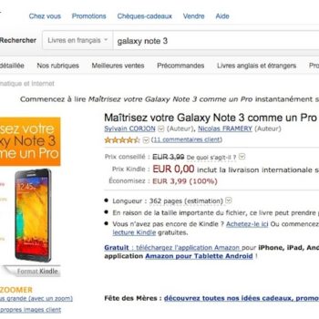 le livre de reference sur le galaxy note 3 gratuit pendant 48 heures 1