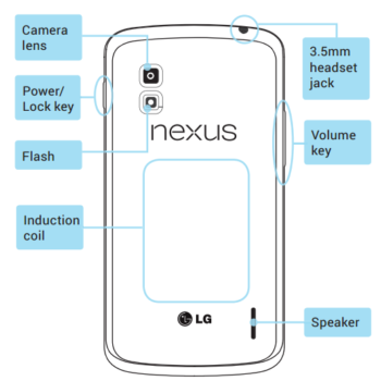 le manuel du smartphone nexus lg confirme un modele 8 et 16 go et une recharge sans fil 1