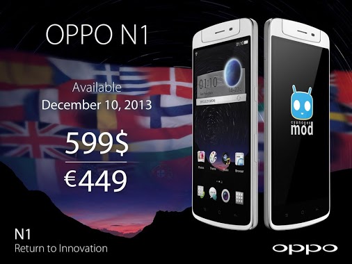le oppo n1 sous android en vente le 10 decembre en europe pour 449 euros 1