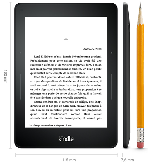 Le prochain Kindle d'Amazon pourrait être super-mince