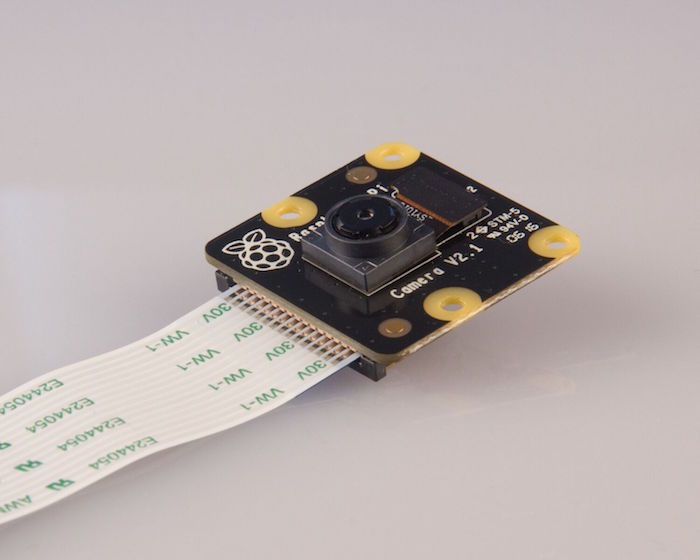 Module caméra de 8 mégapixels du Raspberry Pi en PCB noir