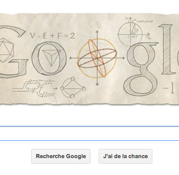 leonhard euler honore par un doodle google 1
