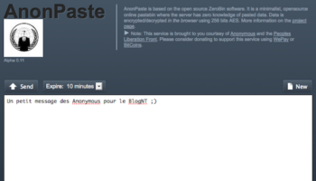 les anonymous developpent leur propre pastebin nomme anonpaste 1