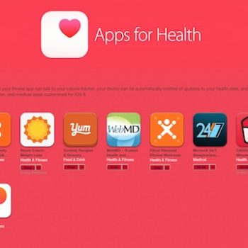 les apps pour healthkit obtiennent leur propre section sur itunes 1