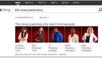 les donnees de recherche bing utilisees pour predire les resultats de la tele realite 1