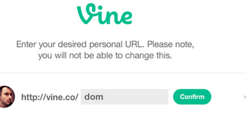 les utilisateurs de vine pourront personnaliser leurs urls a partir du 20 decembre 1