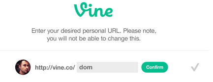 les utilisateurs de vine pourront personnaliser leurs urls a partir du 20 decembre 1