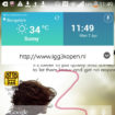 lg g3 une pretendue capture decran montre son interface utilisateur 1