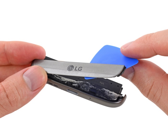 LG G5 : accès port micro USB