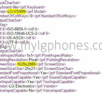 lg vS999 g4 ecran 3k 1