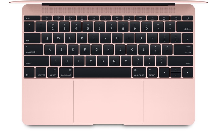 MacBook 2016 : or rose