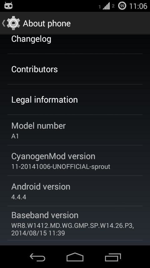 maintenant vous pouvez executer cyanogenmod sur android one 1