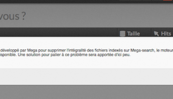 mega bloque les moteurs de recherche tiers qui indexent certains de ses fichiers 1