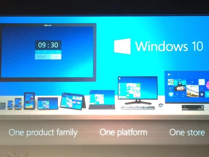 microsoft annonce windows 10 1