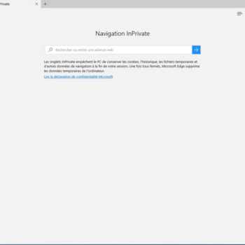 microsoft edge probleme mode incognito 1