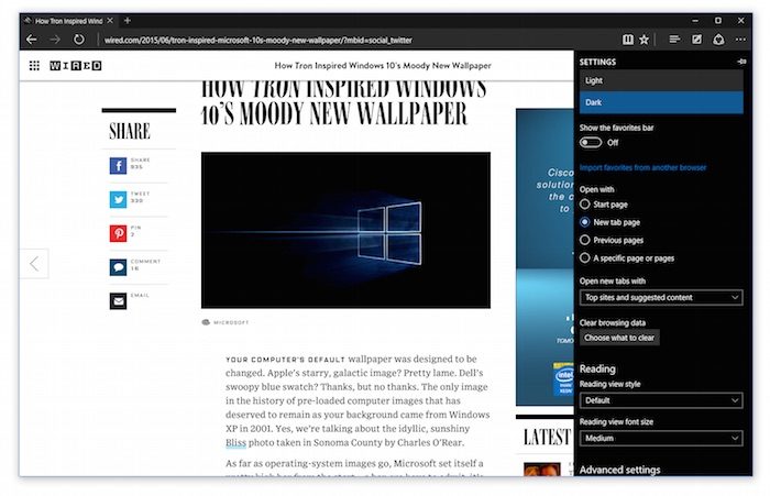 Microsoft Edge : des nouveautés indispensables dans la build 10158 de Windows 10
