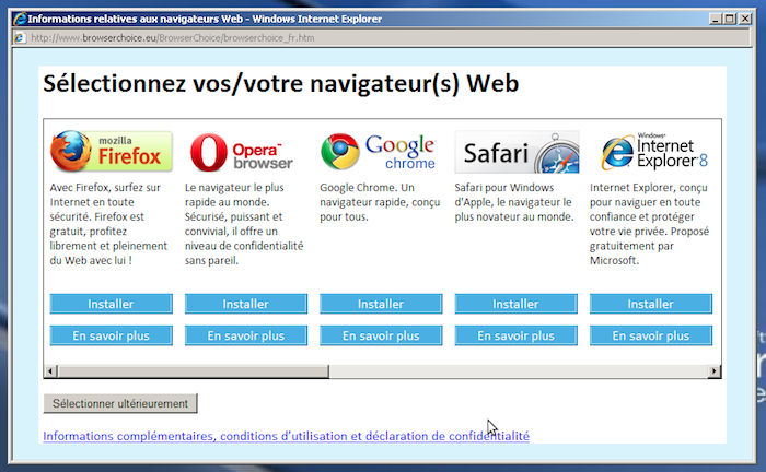 microsoft fait face a lamende de lue sur le choix du navigateur web par defaut 1