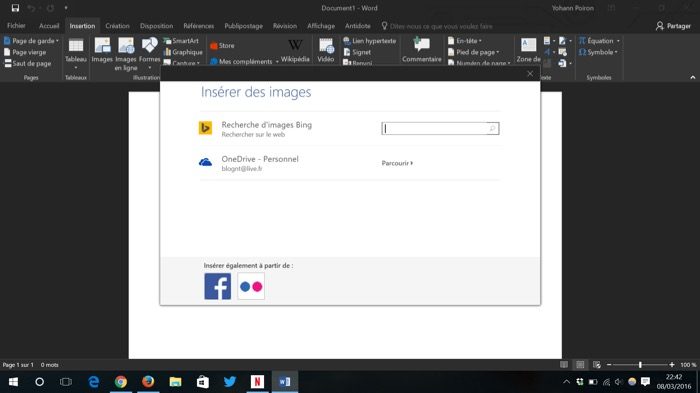 Microsoft Office 2013, 2016, et Edge supportent maintenant Bing Image Search