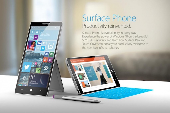 Microsoft Surface Phone lancé en 2017 en trois versions ?