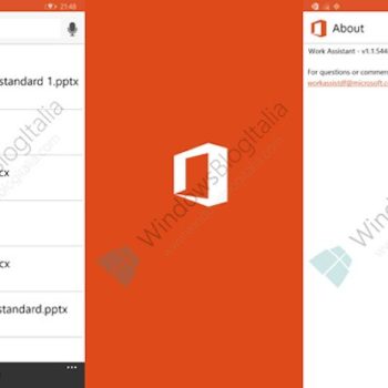 microsoft teste en prive work assistant pour windows phone 1