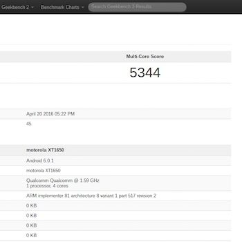 moto x 2016 geekbench 1 1