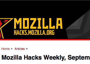 mozilla hacks weekly cette serie de blogs est une ressource sous estimee par les developpeurs 1