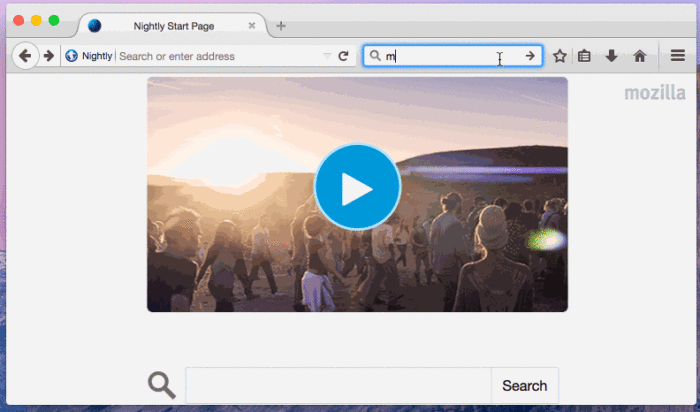 Mozilla montre nouvelle interface de recherche de Firefox