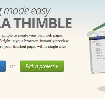 mozilla thimble rend la conception de page web simple 1