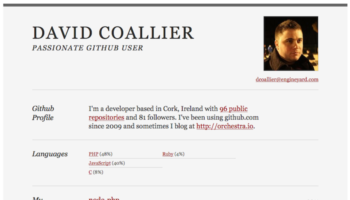 my github resume affichez votre cv github facilement 1