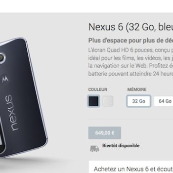 nexus 6 le smartphone se retrouve sur le google play store 1