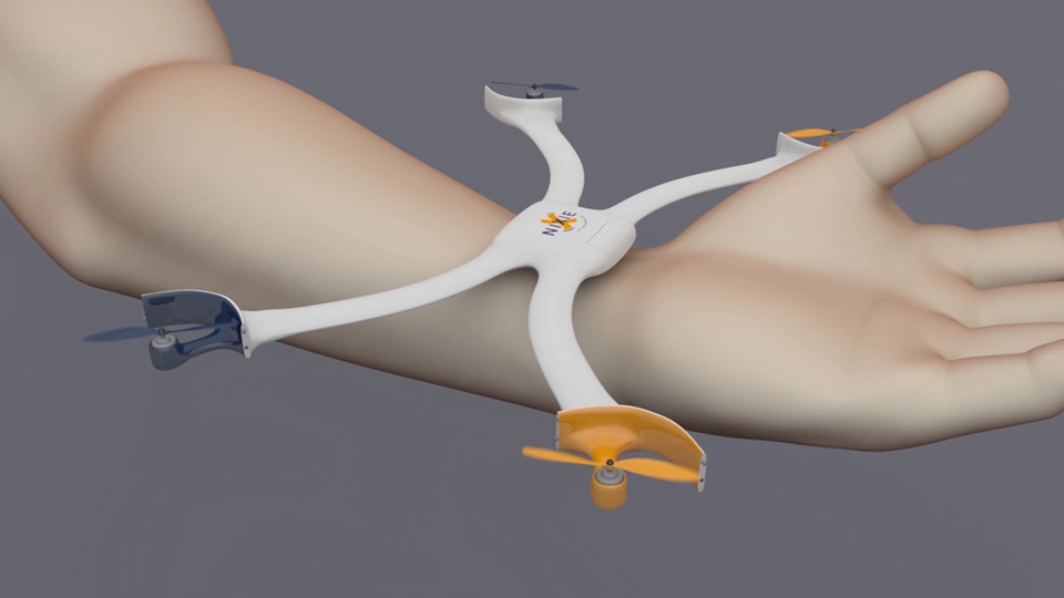 nixie est un drone portable prototype 1