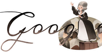 olympe de gouges dans le doodle du jour 1