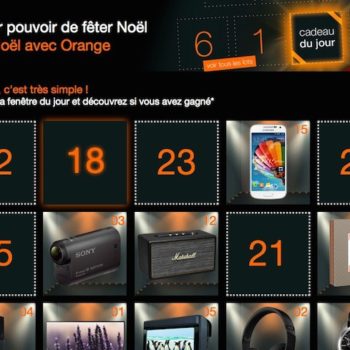 orange fait son calendrier de lavent 1