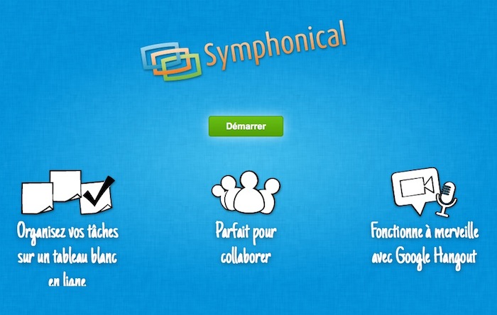organiser et collaborer sur des taches avec des amis en ligne grace a symphonical 1