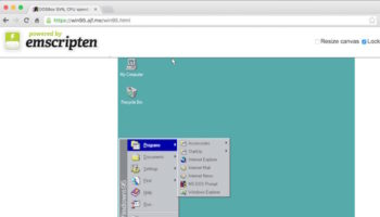 ouvrez une fenetre du passe en executant windows 95 dans votre navigateur 1