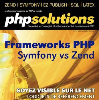 php solutions juin 2011 frameworks en php publication sur le framework 1