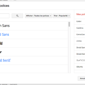 plus de 450 polices 60 modeles et un meilleur support des images arrivent dans google docs 1
