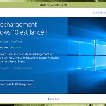 preparer la mise a niveau vers windows 10 1
