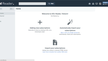 prise en main de aol reader un remplacement de google reader assez interessant 1