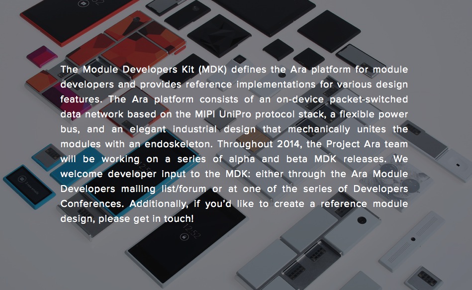 project ara le kit de developpement ouvre la voie aux smartphones modulaires 1