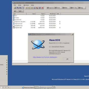 reactos un vrai clone de windows 2000 1