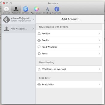 reeder 2 la version beta pour mac offre le support de feedly 1