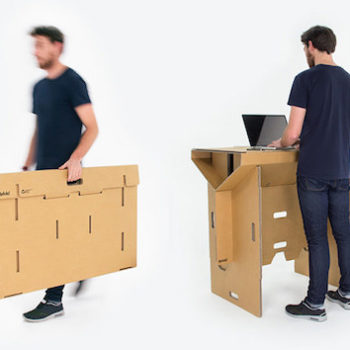 refold bureau carton travailler debout 1