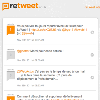 retweet connaitre le nombre de retweet dun de vos tweet 1