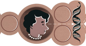 rosalind franklin celebree dans le doodle du jour 1
